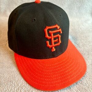 San Francisco Giants New Era black & orange‎ fitted cap